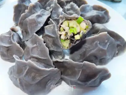 Make All black bean flour dumplings step 9