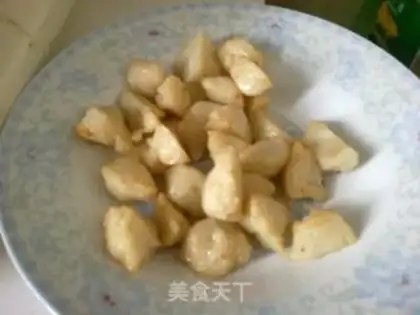 Make Garlic fried fish balls step 1