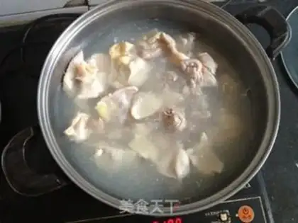Make Corn potato beer chicken step 6