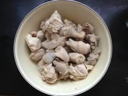 Make Corn potato beer chicken step 7