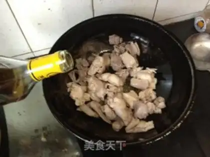 Make Corn potato beer chicken step 12