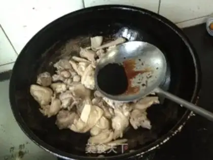 Make Corn potato beer chicken step 13