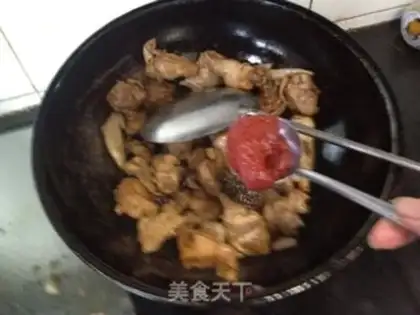 Make Corn potato beer chicken step 14