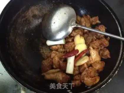 Make Corn potato beer chicken step 15