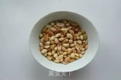 Make Peanut peaches step 1