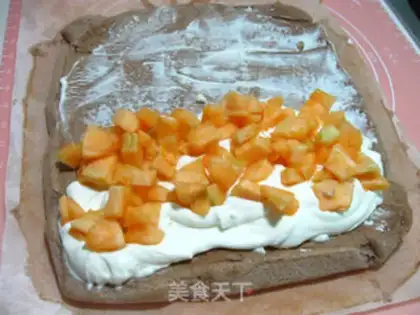 Make Muggle cream roll step 16