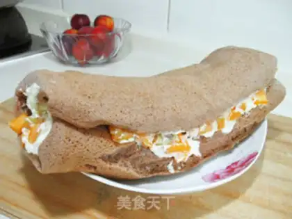 Make Muggle cream roll step 17