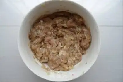 Make Pork corn dumplings step 3