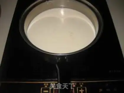 Make Mango pudding step 1