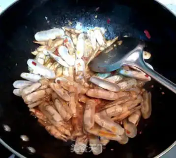 Make White wine and fried meat step 5