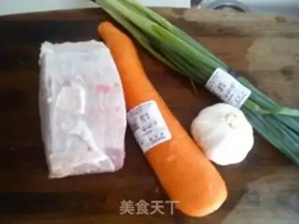 Make Carrot swirl step 0