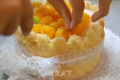 Make Mango cheesecake step 14