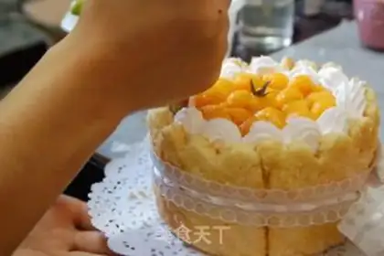 Make Mango cheesecake step 15
