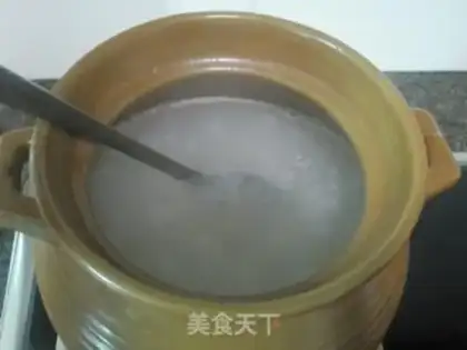 Make Crab congee step 5