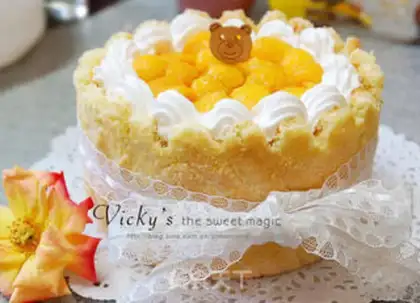 Make Mango cheesecake step 16