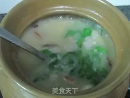 Make Crab congee step 8