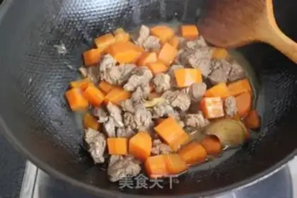 Make Carrot beef step 5