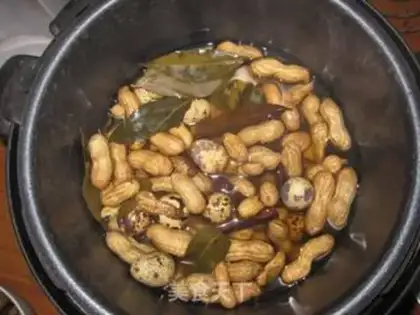 Make Cooked peanut quail eggs step 6