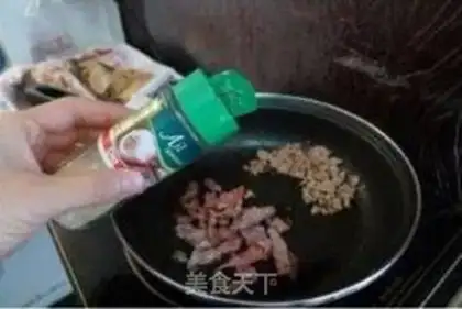 Make Bacon cream pasta step 5