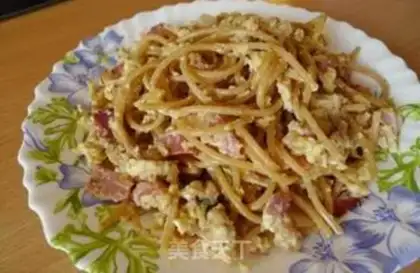 Make Bacon cream pasta step 10