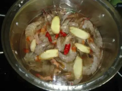 Make Shrimp dry step 1