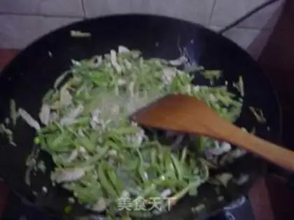 Make lentils fried meat step 2
