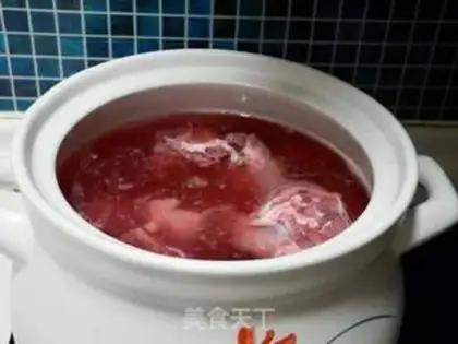 Make Sea belt bone soup step 2