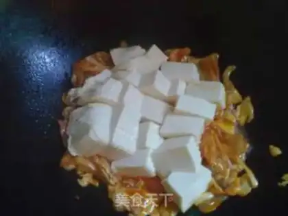 Make Sour spicy tofu soup step 4