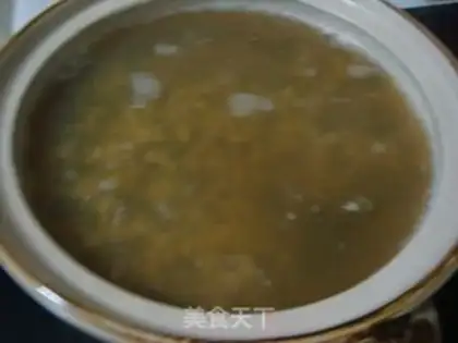 Make Orange-coated green bean sugar step 1