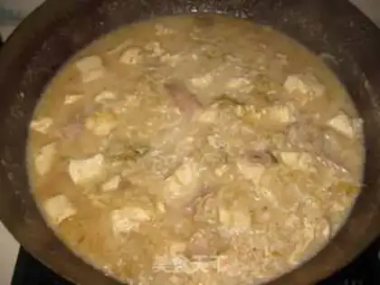 Make Pork sour stew, tofu step 5
