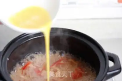 Make Tomato egg oak soup step 7