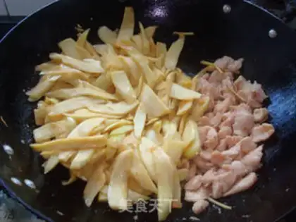 Make A white fried meat step 7