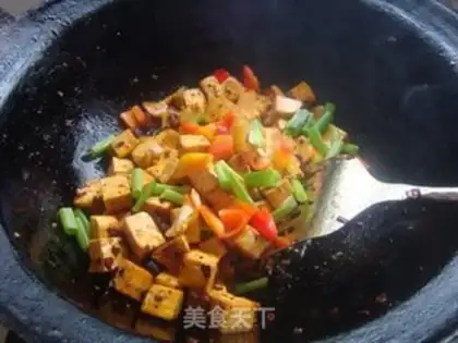 Make Mother-in-law, tofu step 4