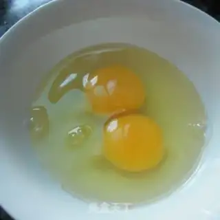 Make Cream egg fried rice step 2