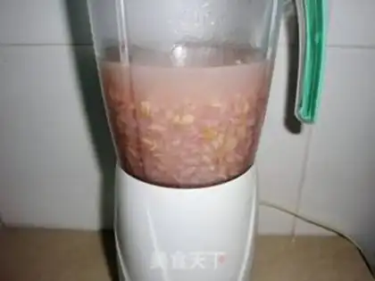 Make Red rice oatmeal step 3