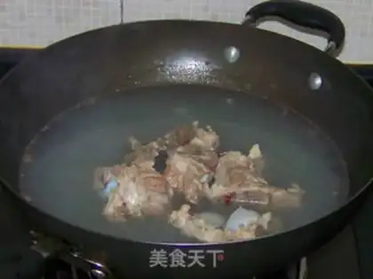 Make ♪ Sea-tucked corn dragonbone soup step 2