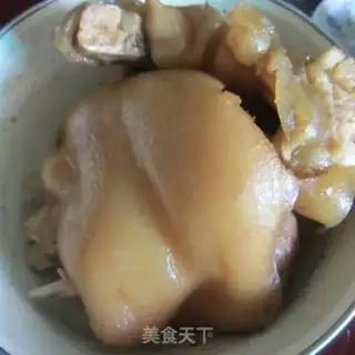 Make Soy pig hoofs step 4