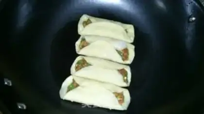 Make Puffy and pork pans step 7