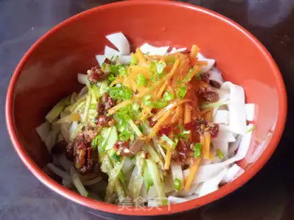 Make Su-soon noodles step 8