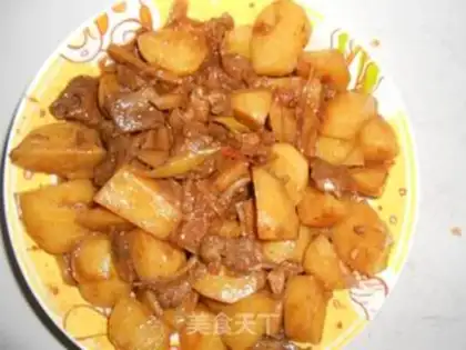 Make Beef fried potatoes step 5