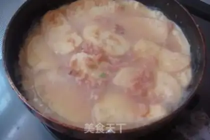 Make The rice pot collapsed tofu step 7