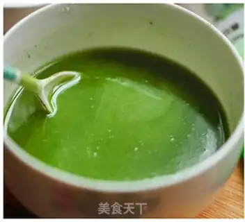 Make Pour tea and powder step 6