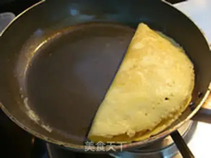 Make Cheese and eggs for dinner step 16