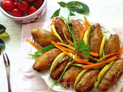 Make A roasted chicken wing step 8