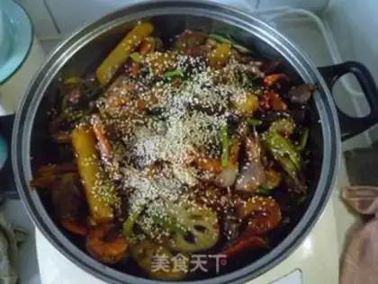 Make Spicy shrimp from a dry pot step 12