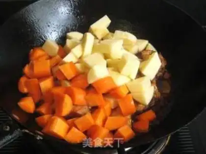 Make Gold curry chicken step 6
