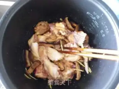 Make Chicken mushrooms step 3