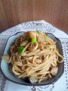 Make Hot dry noodles step 12