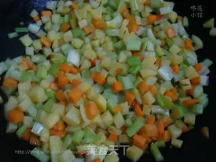 Make Carrot celery and potatoes step 7