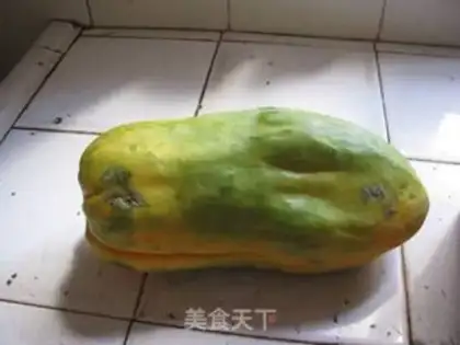 Make A papaya milkshake step 0